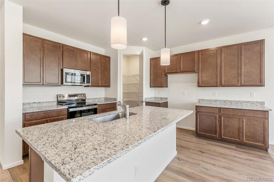 Furnished interior view inside a new home in Terrain Oak Valley, Castle Rock (Image 10).
