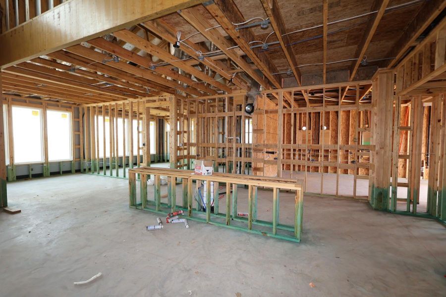 In-progress construction of a new home in Dunham Pointe, Cypress, TX (Image 11).