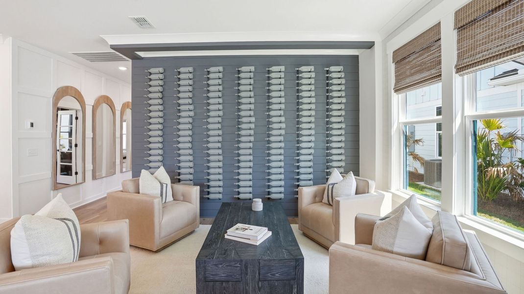 Representative furnished interior of a home built from the Mystique by Del Webb in Del Webb Point Hope, Charleston (Image 15).