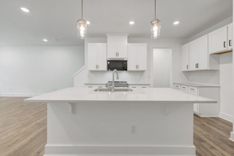 Furnished interior view inside a new home in Ashmore Townes, Garner (Image 4).