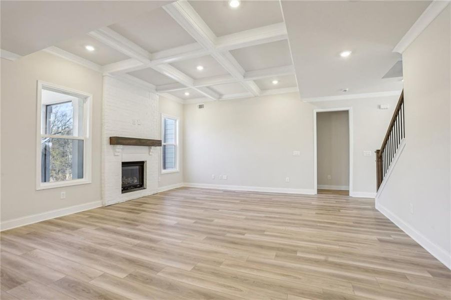 Spacious, unfurnished interior of a new home in Ponderosa Farms Reserve, Gainesville (Image 23).
