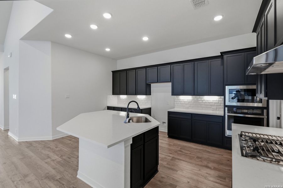 Furnished interior view inside a new home in The Crossvine, Schertz (Image 14).