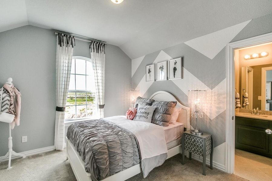 Furnished interior view inside a new home in Marvida, Cypress (Image 26).