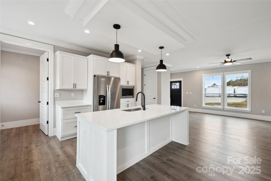 Furnished interior view inside a new home in , Statesville (Image 5).