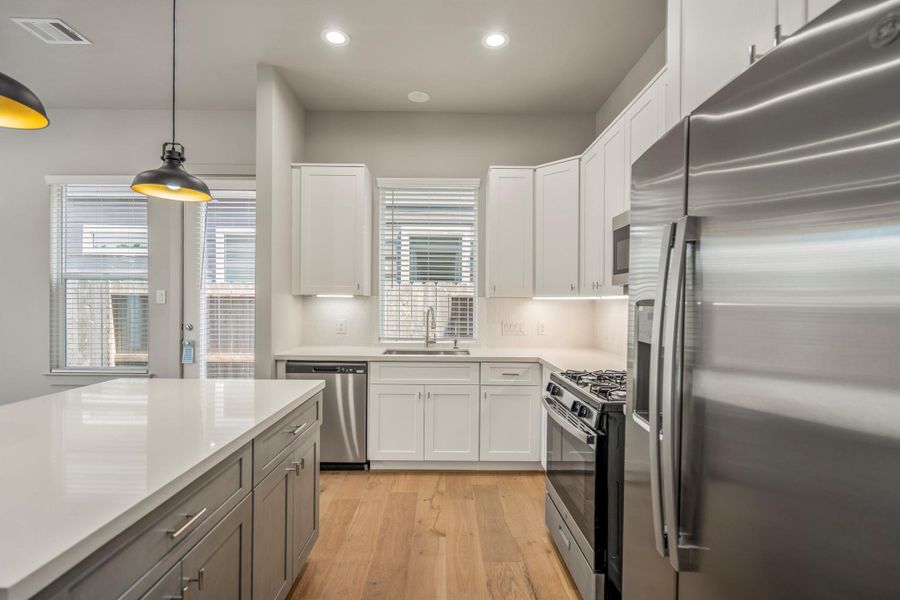 Furnished interior view inside a new home in , Houston (Image 17).