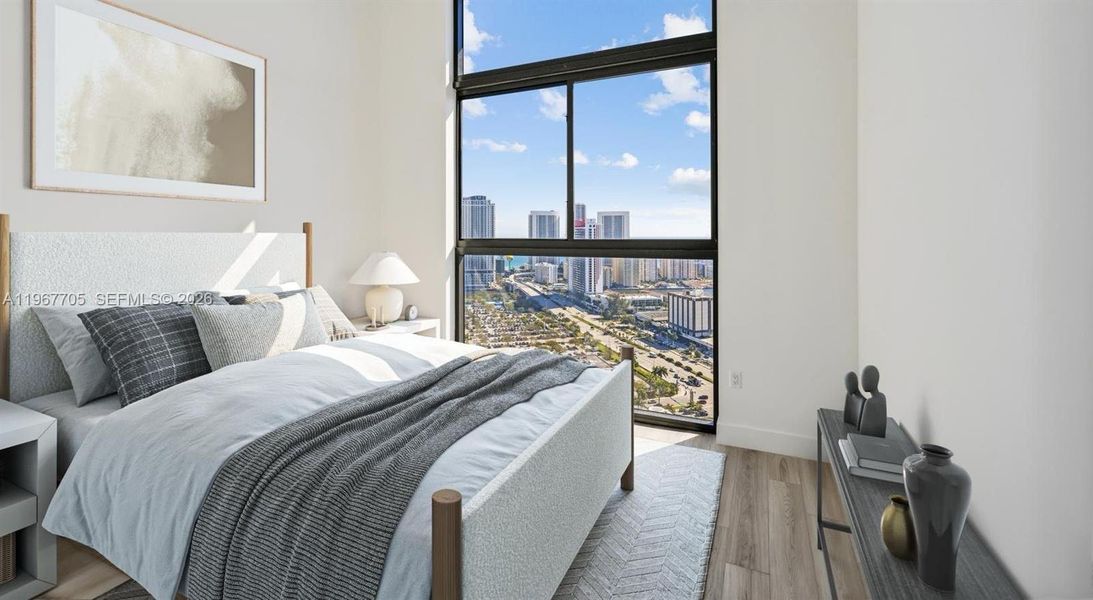 Furnished interior view inside a new home in , Hallandale Beach (Image 17).