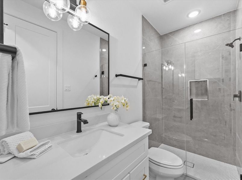 Furnished interior view inside a new home in , Houston (Image 27). Furnished interior view inside a new home in , Houston (Image 27).