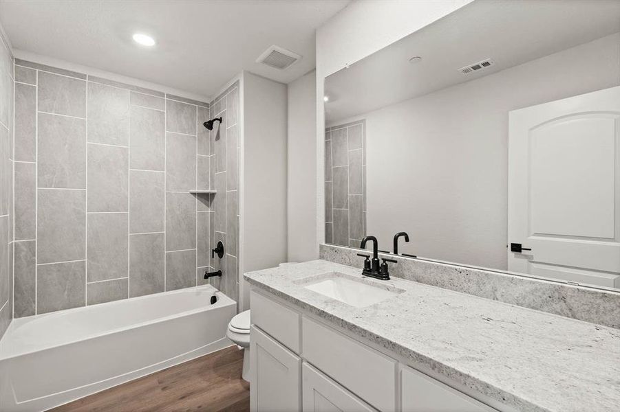 Furnished interior view inside a new home in Yarbrough Farms, Pilot Point (Image 5).