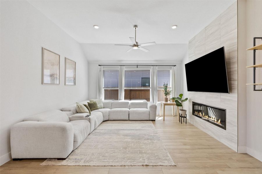 Natural Light Pours into the home.