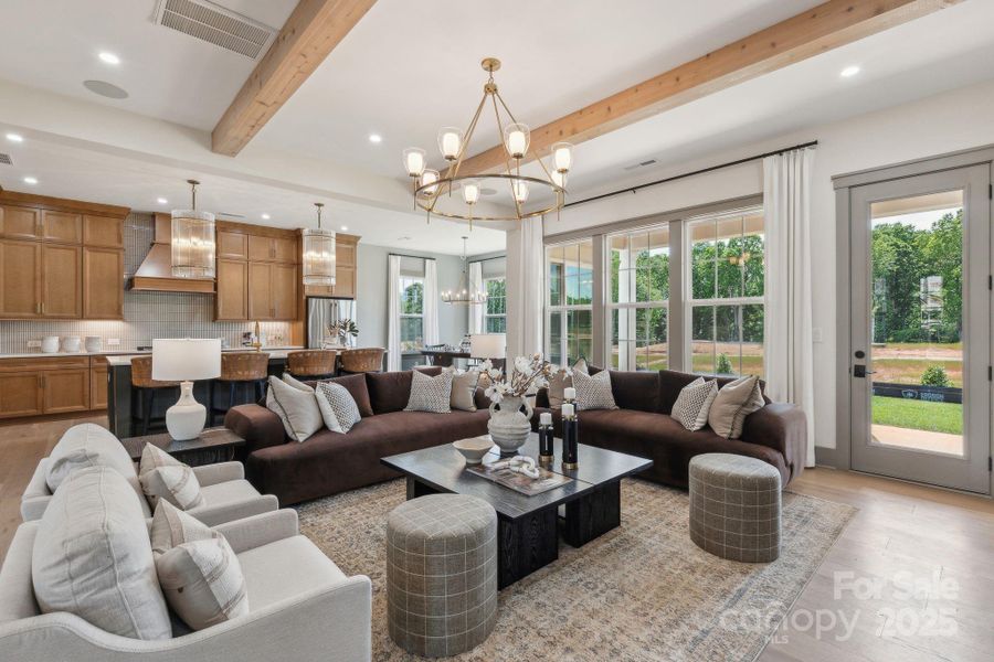 Furnished interior view inside a new home in Coventry Glen, Huntersville (Image 25).