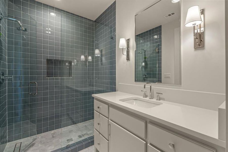 Furnished interior view inside a new home in , Fort Worth (Image 19). Furnished interior view inside a new home in , Fort Worth (Image 19).