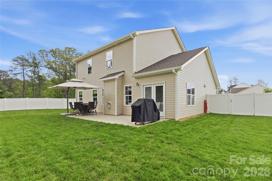 Exterior details and patio area of a home in , Advance (Image 30).