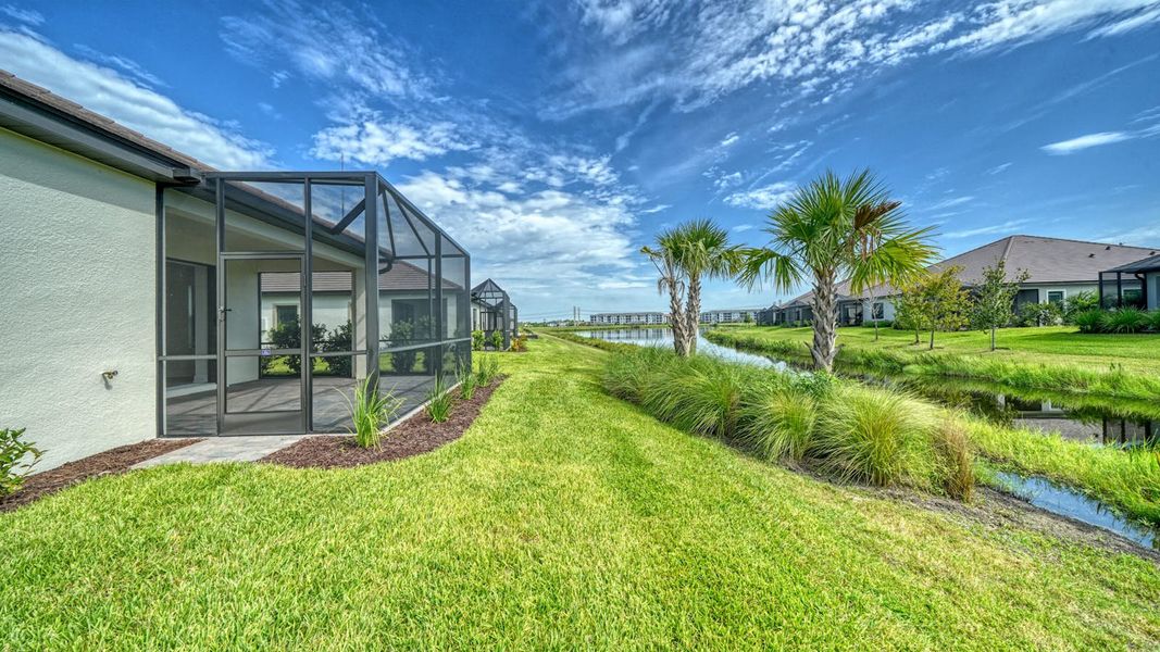 Exterior details and patio area of a home in Vistera of Venice Real Estate and Homes for Sale in Venice, FL - Neal Communities, Venice (Image 24). Exterior details and patio area of a home in Vistera of Venice Real Estate and Homes for Sale in Venice, FL - Neal Communities, Venice (Image 24).