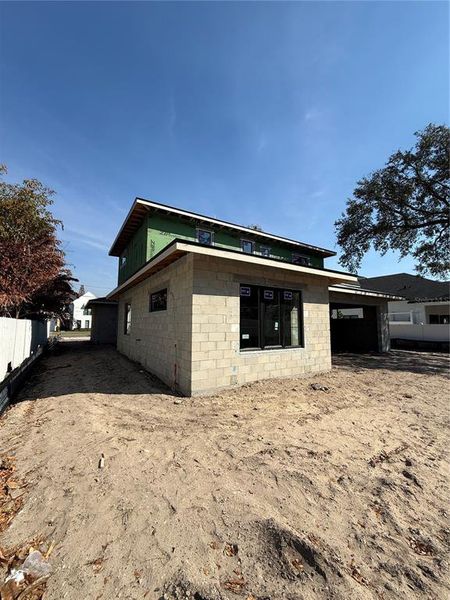 In-progress construction of a new home in , Winter Park, FL (Image 3).
