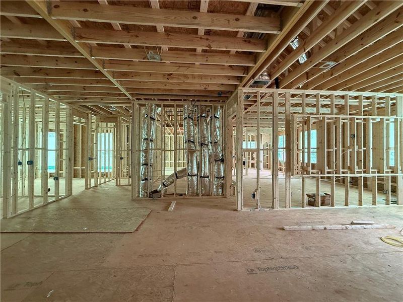 In-progress construction of a new home in , Lawrenceville, GA (Image 50).