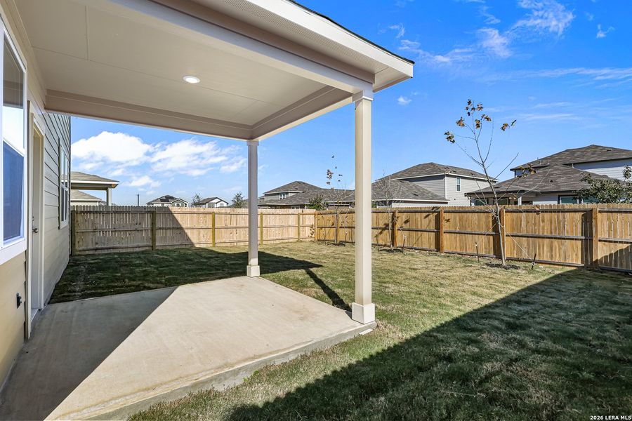 Exterior details and patio area of a home in Millican Grove, San Antonio (Image 18).