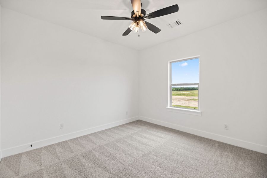 Spacious, unfurnished interior of a new home in Prairie Winds Estates, Poolville (Image 29). Spacious, unfurnished interior of a new home in Prairie Winds Estates, Poolville (Image 29).