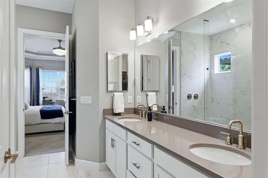 Furnished interior view inside a new home in Esplanade at Azario Lakewood Ranch, Bradenton (Image 17).