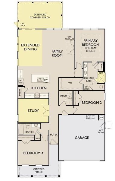 2D floor plan layout of this home in , Ravenel, SC (Image 3).