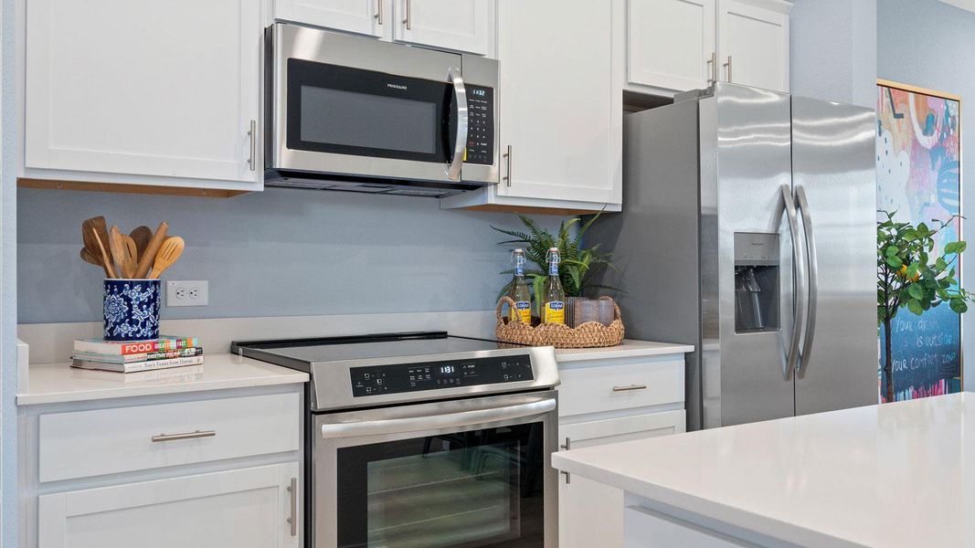 Furnished interior view inside a new home in Avery Centre, Round Rock (Image 17).