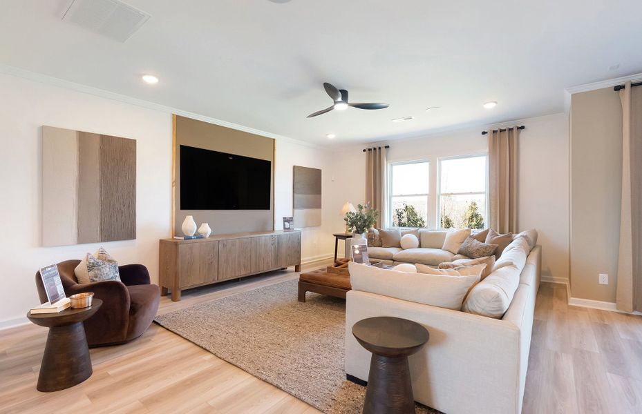 Furnished interior view inside a new home in Highlands of Carter's Station, Columbia (Image 47).