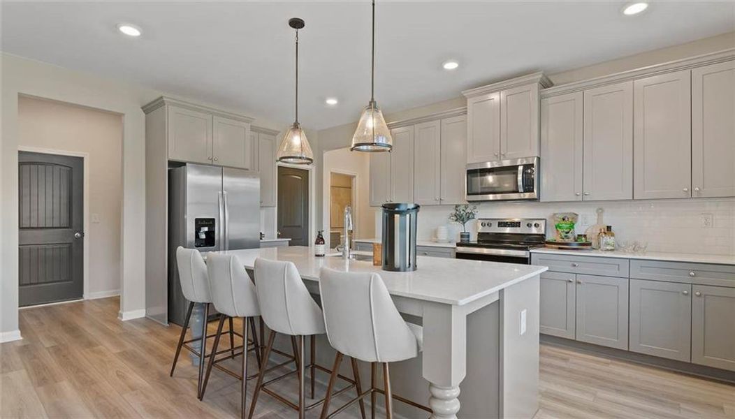 Furnished interior view inside a new home in Adagio, Dacula (Image 4).