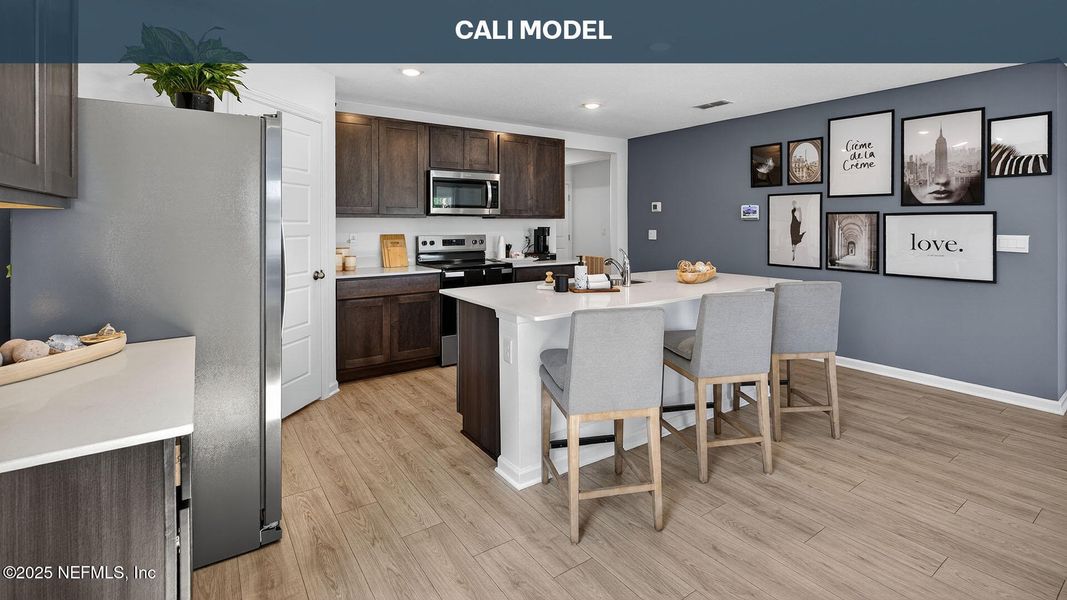 Furnished interior view inside a new home in Copes Landing, Jacksonville (Image 9).