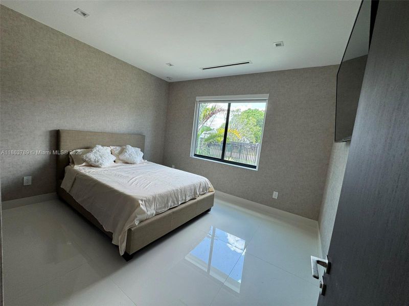 Furnished interior view inside a new home in , Miami (Image 16).