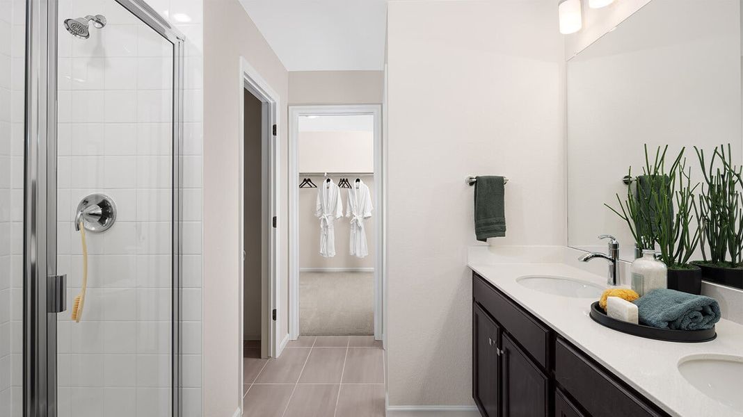 Representative furnished interior of a home built from the 3502 by Risewell Homes in The Cottages Collection at Ridgeline Vista, Brighton (Image 7). Representative furnished interior of a home built from the 3502 by Risewell Homes in The Cottages Collection at Ridgeline Vista, Brighton (Image 7).