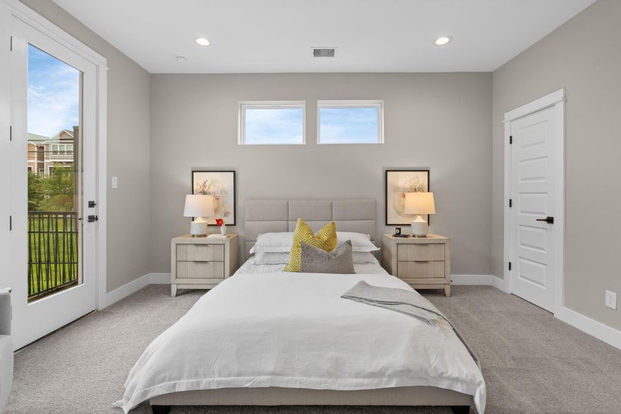 Furnished interior view inside a new home in , Houston (Image 7).