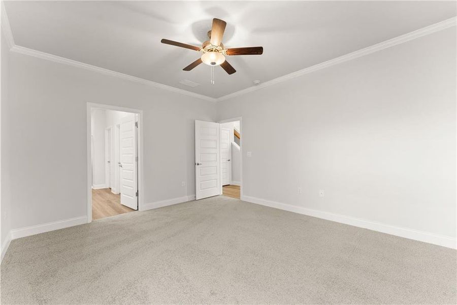 Spacious, unfurnished interior of a new home in The Fields of Walnut Creek, Pendergrass (Image 16).