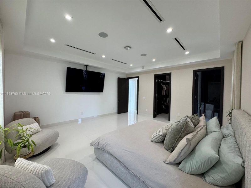 Furnished interior view inside a new home in , Miami (Image 14).