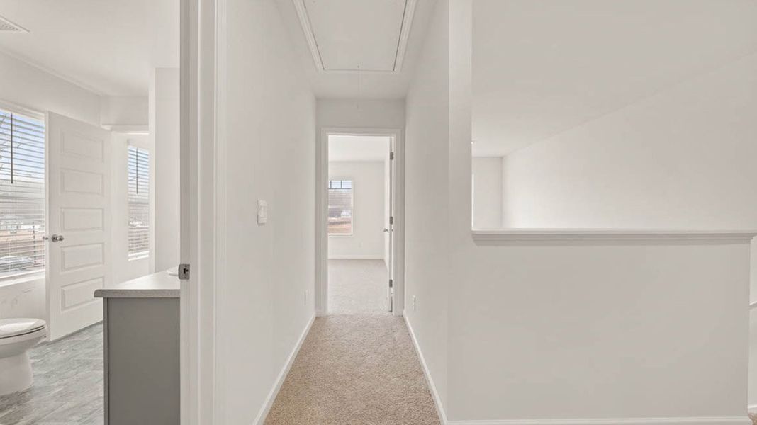 Representative unfurnished interior of a home built from the Packard by D.R. Horton in Evergreen Crossing, Locust Grove (Image 28).