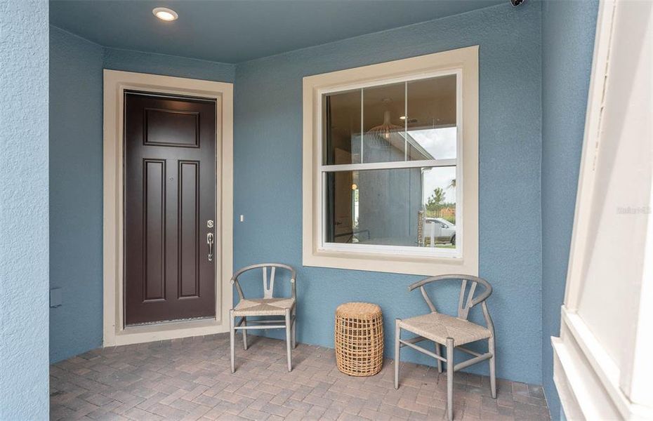 Exterior details and patio area of a home in Tohoqua Reserve, Kissimmee (Image 22).