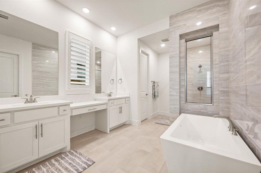 Furnished interior view inside a new home in Wildflower Ranch, Fort Worth (Image 12).