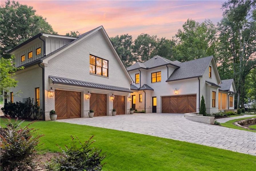 Front exterior of a new home in , Alpharetta, GA, highlighting curb appeal (Image 26).