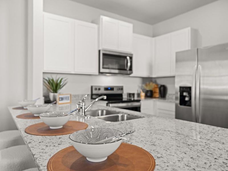 Furnished interior view inside a new home in Woodbury Park, Atlanta (Image 16).