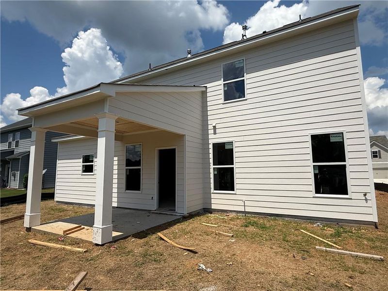 Exterior details and patio area of a home in Maple Village, Adairsville (Image 2). Exterior details and patio area of a home in Maple Village, Adairsville (Image 2).