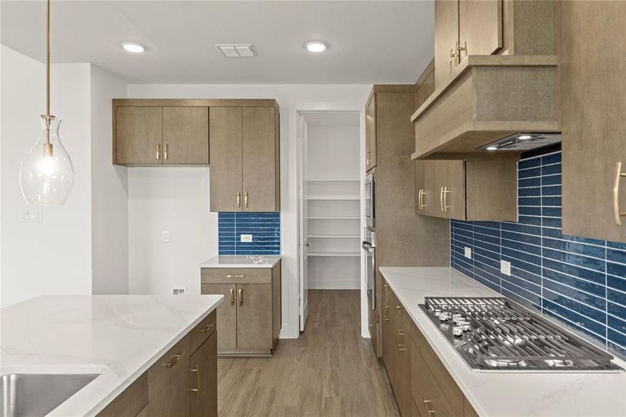 Furnished interior view inside a new home in Inspiration Collection at Union Park, Little Elm (Image 8).