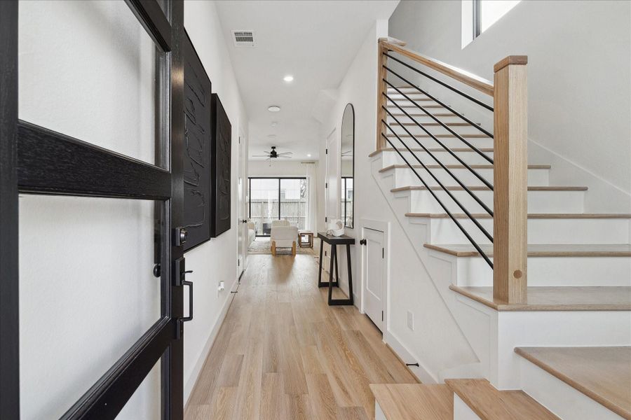 Furnished interior view inside a new home in Caywood Place, Houston (Image 18). Furnished interior view inside a new home in Caywood Place, Houston (Image 18).