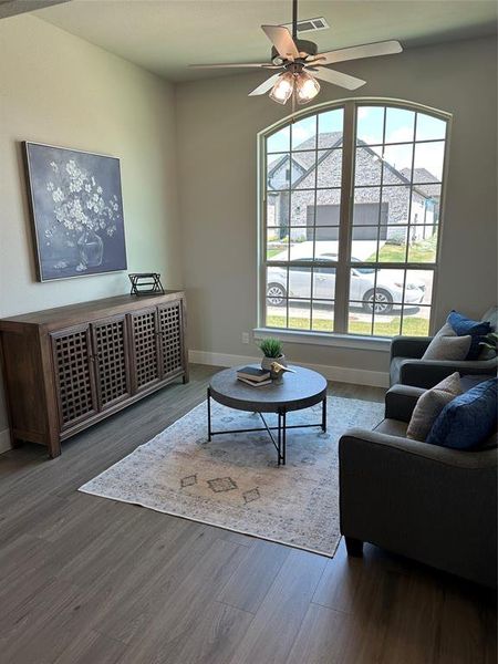 Furnished interior view inside a new home in , Little Elm (Image 3).