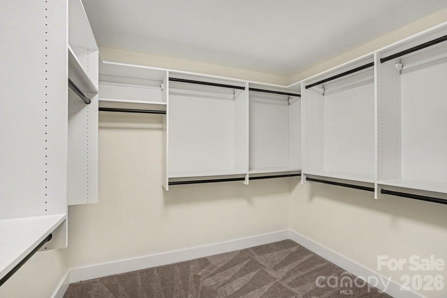 Custom closet already in place! Custom closet already in place!