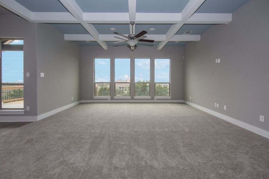 Representative unfurnished interior of a home built from the The Malta by Whitestone Custom Homes in Johnson Ranch, Bulverde (Image 12).