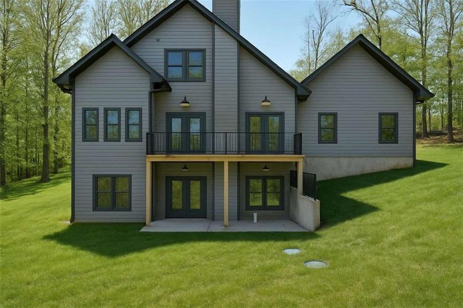 Front exterior of a new home in , Talking Rock, GA, highlighting curb appeal (Image 20).