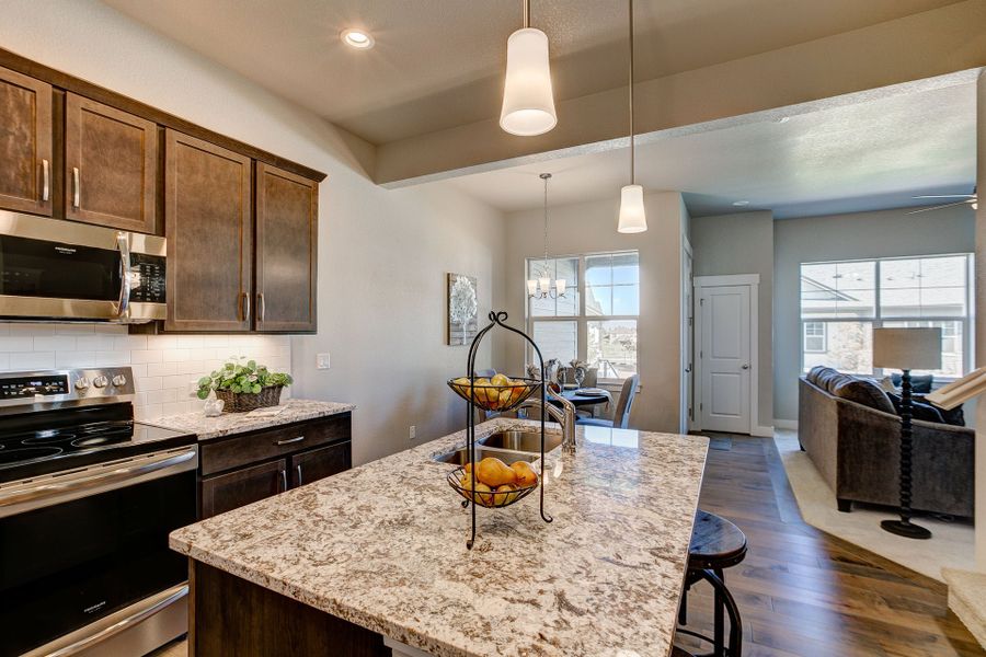 Representative furnished interior of a home built from the The Camden by Landmark Homes in The Lakes at Centerra, Loveland (Image 20). Representative furnished interior of a home built from the The Camden by Landmark Homes in The Lakes at Centerra, Loveland (Image 20).