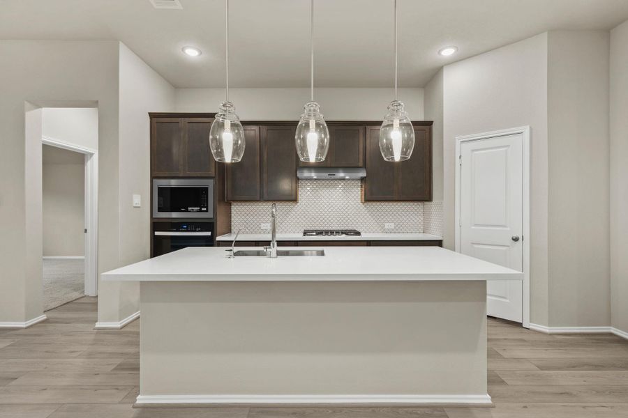 Furnished interior view inside a new home in The Highlands, Porter (Image 14).
