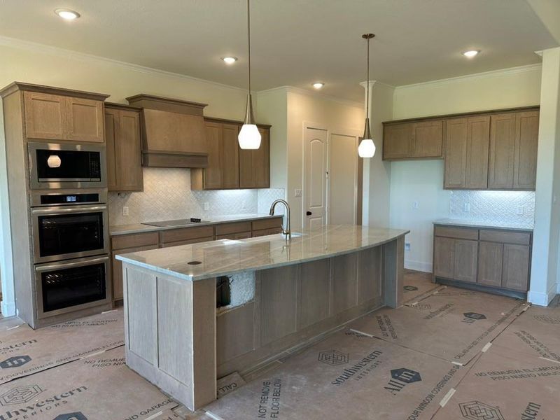 In-progress construction of a new home in Fannin Ranch, Leonard, TX (Image 22).
