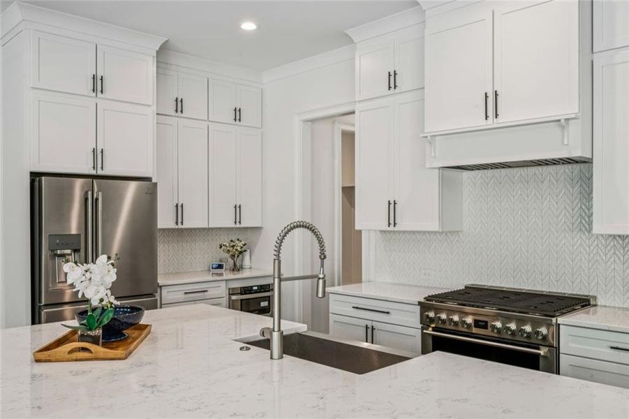 Furnished interior view inside a new home in The Enclave on Lavista, Tucker (Image 8).