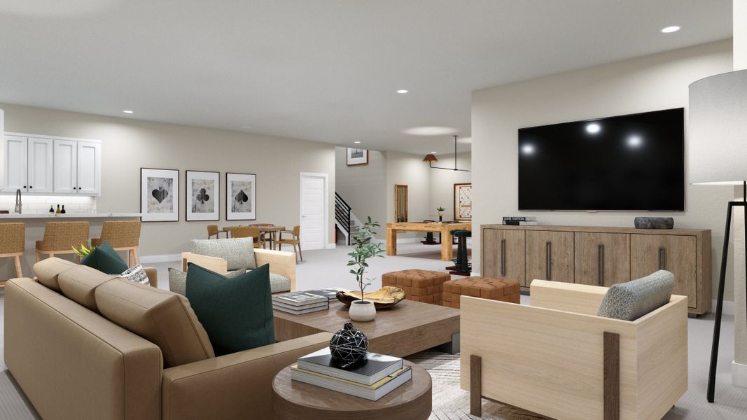 Representative furnished interior of a home built from the The Broadmoor by Trumark Homes in RainDance, Windsor (Image 12).