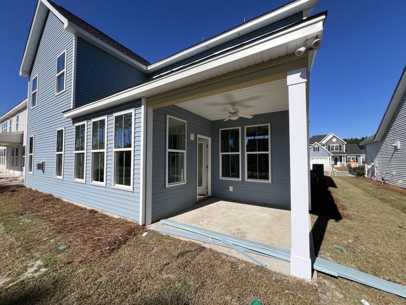 Exterior details and patio area of a home in Lochton, Summerville (Image 28).